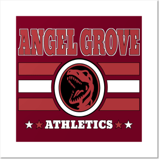 Angel Grove Athletics - Red Posters and Art